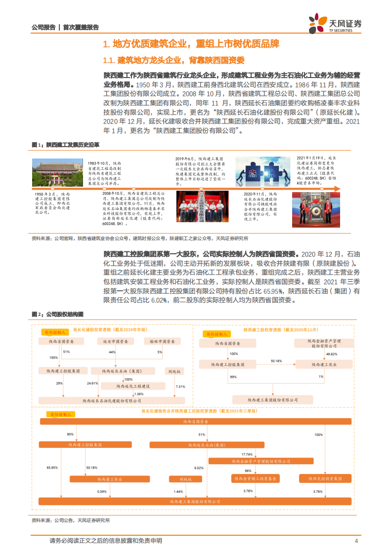陕西建工-省内市占率提升省外订单大增，地方建筑龙头再腾飞-220212.pdf 第4页