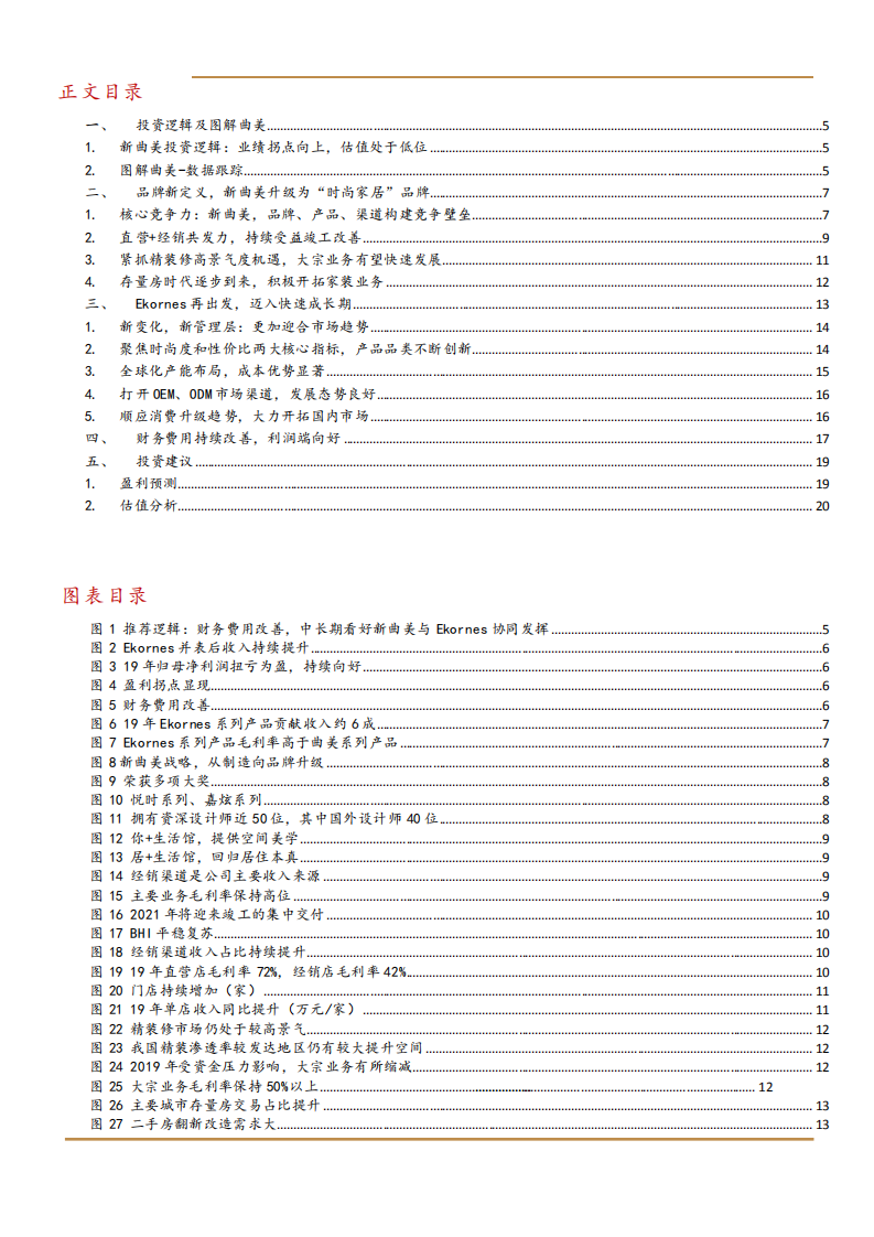 2021年曲美家居公司核心优势及盈利能力分析报告.pdf 第1页