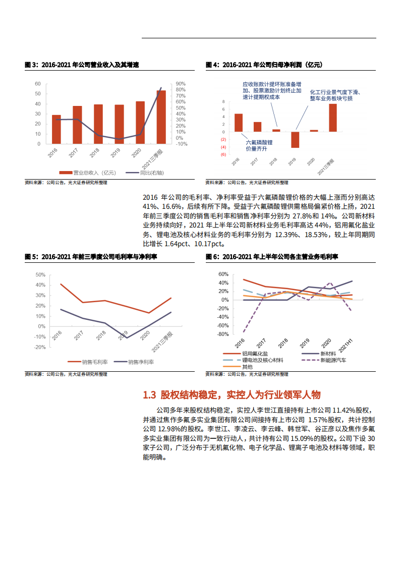 2021年氟系新材料龙头公司多氟多业务布局分析及电子氢氟酸发展机遇研究报告.pdf 第6页