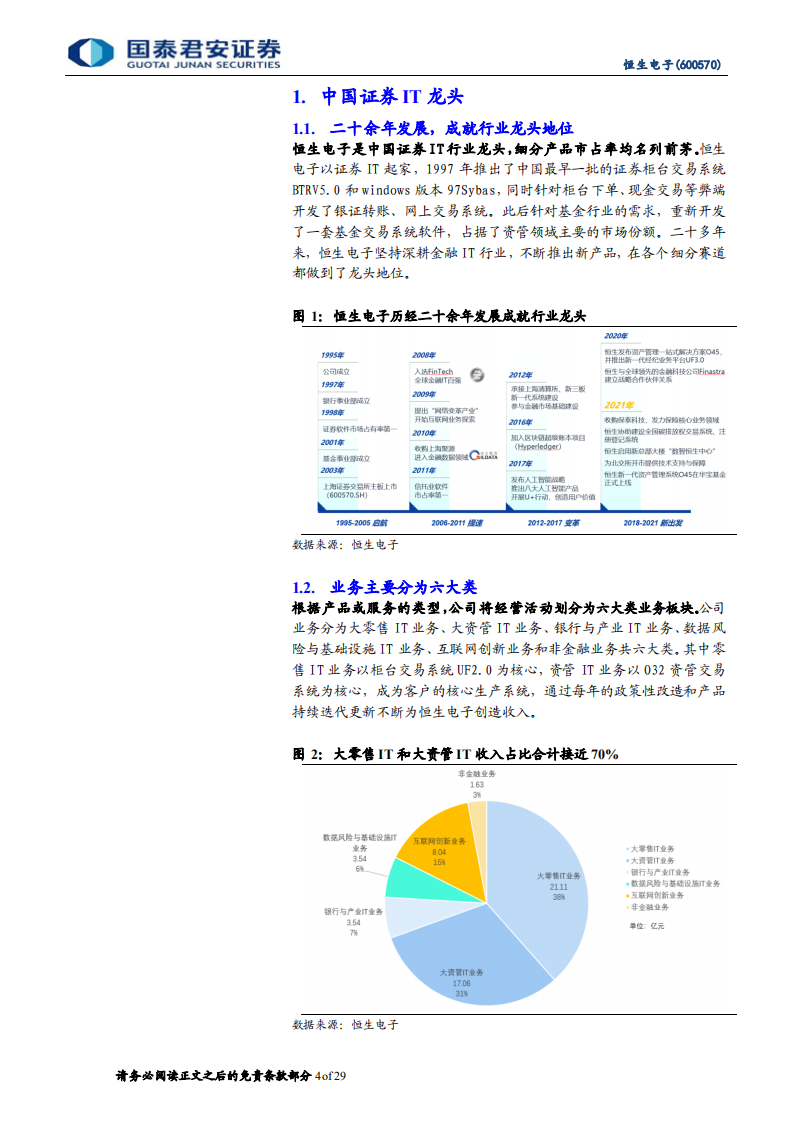 恒生电子-证券IT龙头，技术革新带来新动力-220609.pdf 第4页