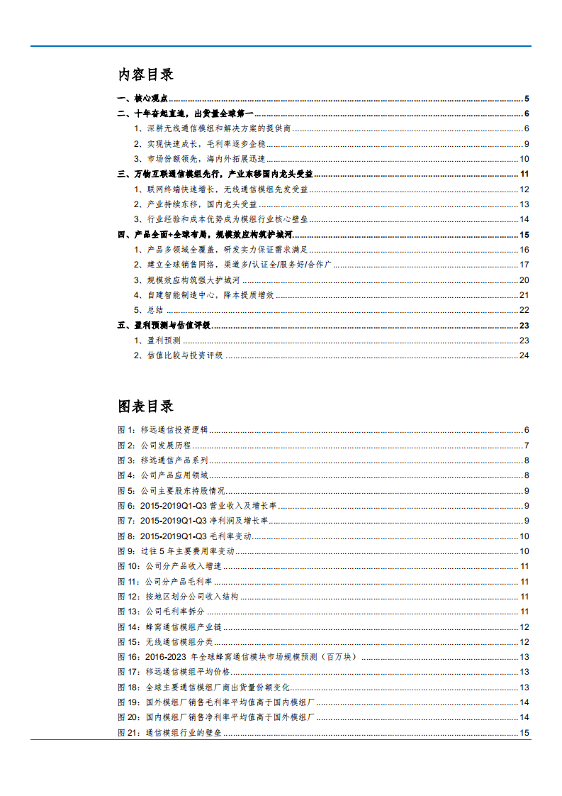 2021年物联网模组龙头移远通信公司规模优势分析报告.pdf 第1页