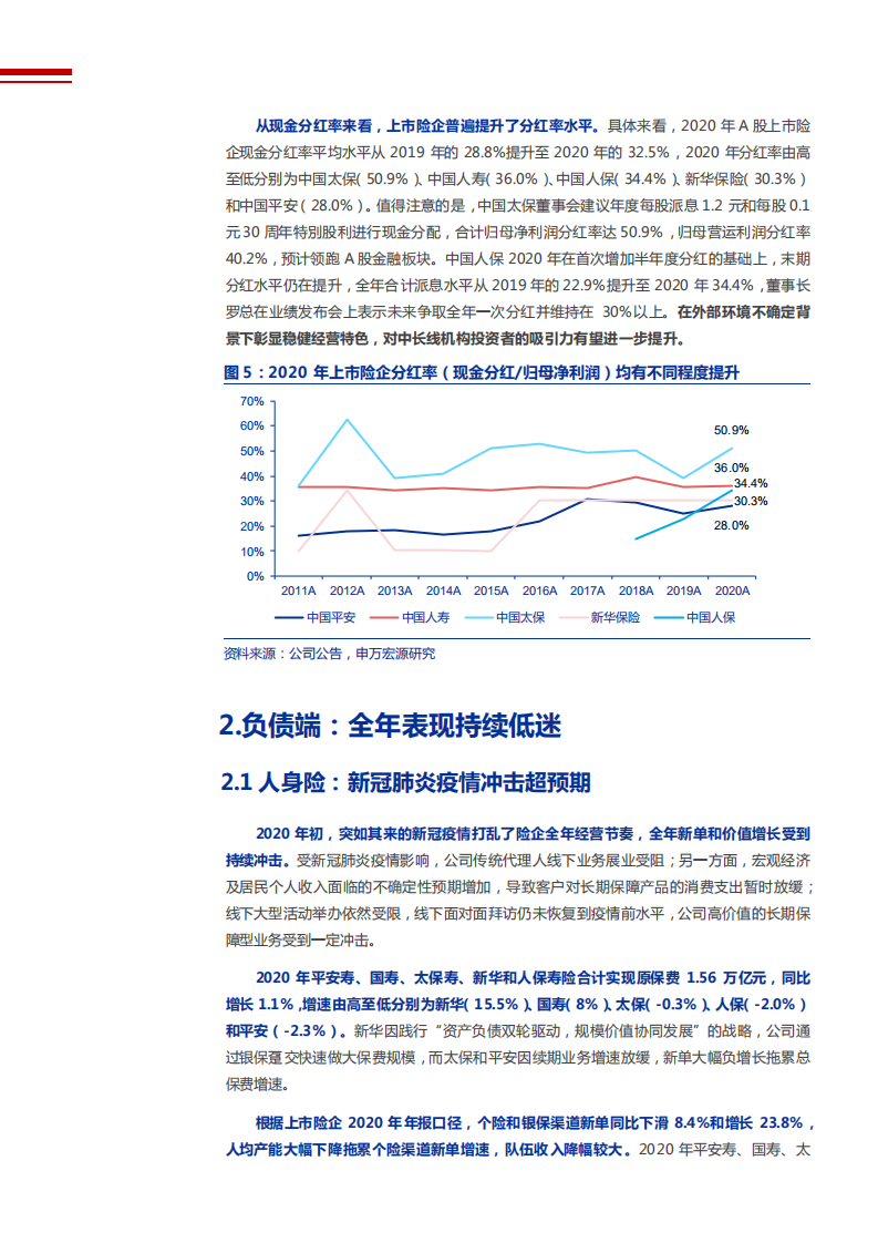 保险公司2020年年报总结分析报告.pdf 第5页
