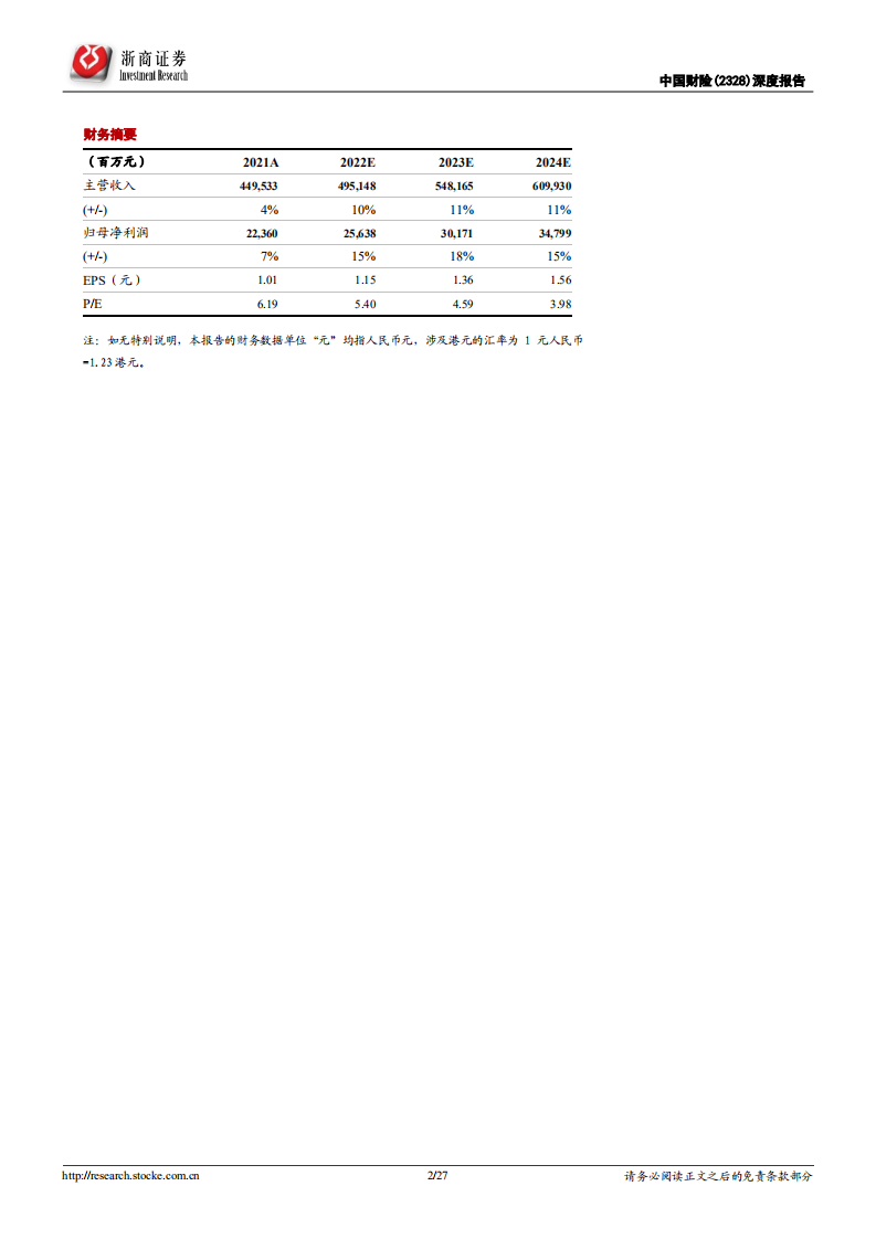 中国财险-首次覆盖报告 ：演绎强者恒强的产险龙头-220518.pdf 第2页