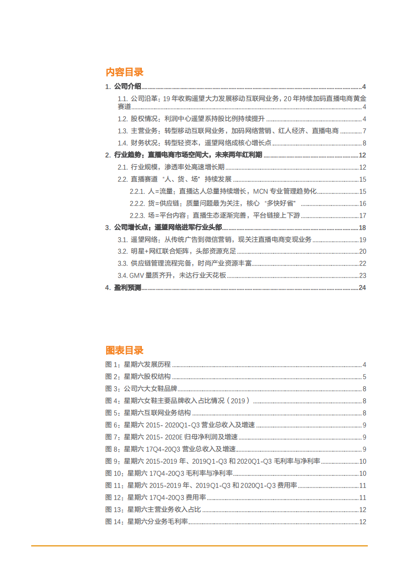 2021年直播电商市场空间与星期六公司前景分析报告.pdf 第1页
