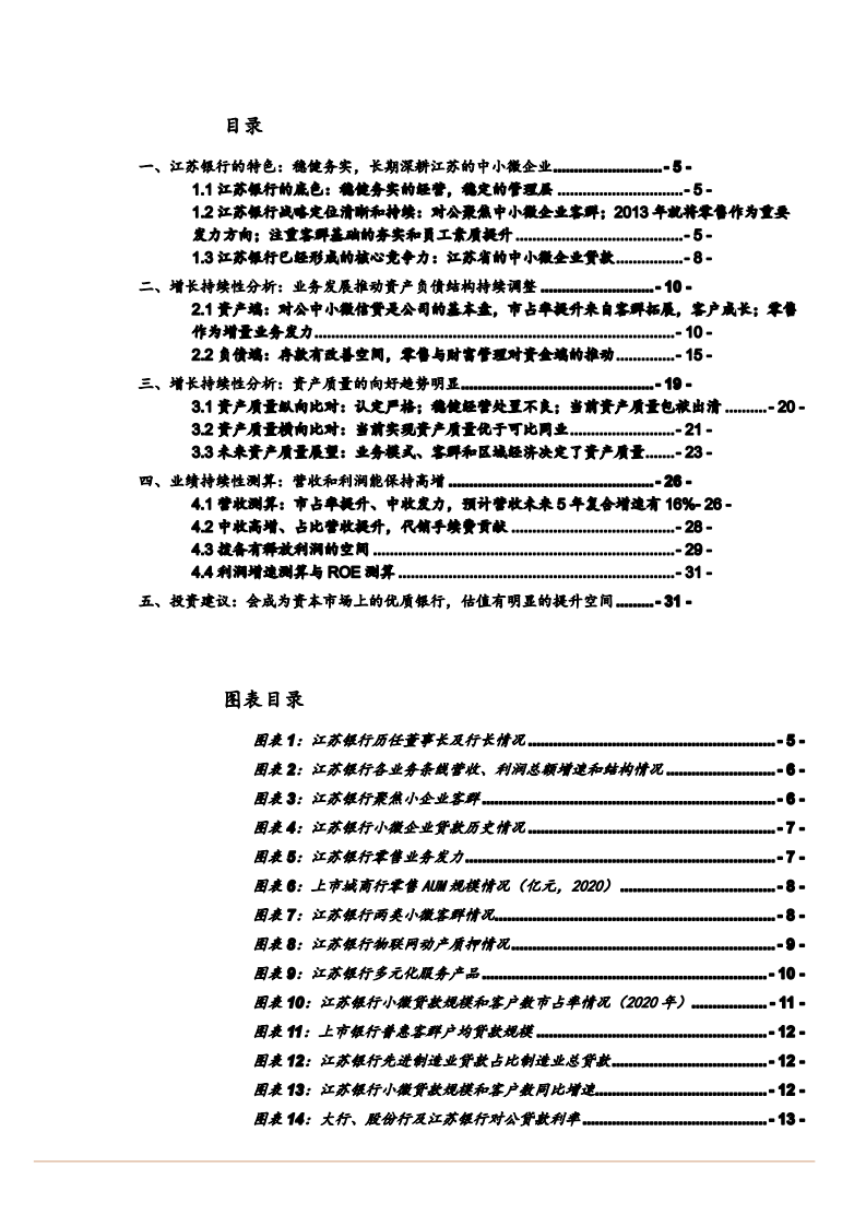 2021年江苏银行公司核心竞争力和未来前景分析报告.pdf 第1页