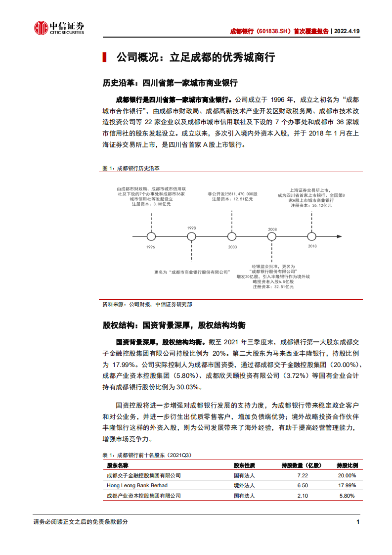 成都银行-首次覆盖报告：禀赋优势显著，稳健增长可期-220419.pdf 第6页