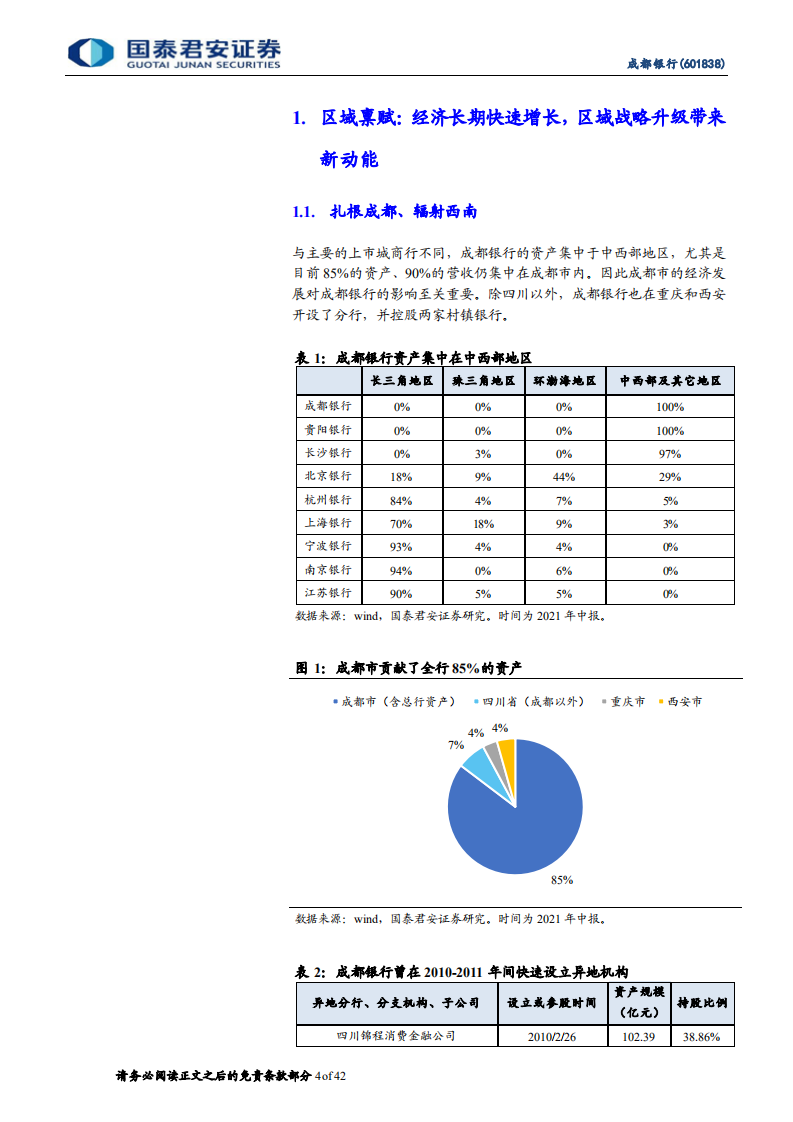 成都银行-首次覆盖报告：区域战略升级带来广阔成长空间-220303.pdf 第4页