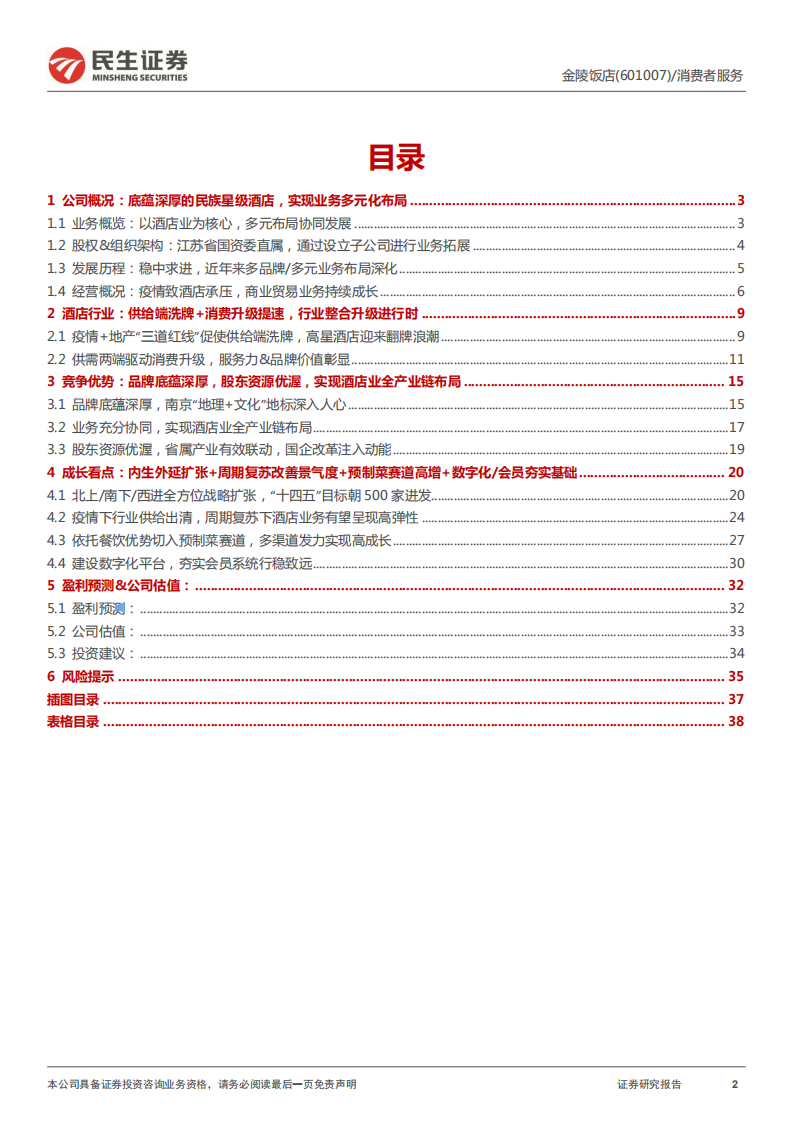 金陵饭店-深度报告：疫情下酒店业孕育新变，&ldquo;品牌运营+资本扩张&rdquo;双轮发力驱动成长-20220423.pdf 第2页