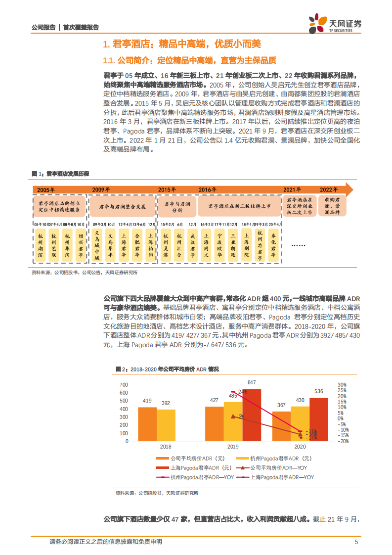 君亭酒店-度假游风口已至，看&ldquo;小而美&rdquo;跃迁&ldquo;广而精&rdquo;踏上新征程-20220128.pdf 第5页