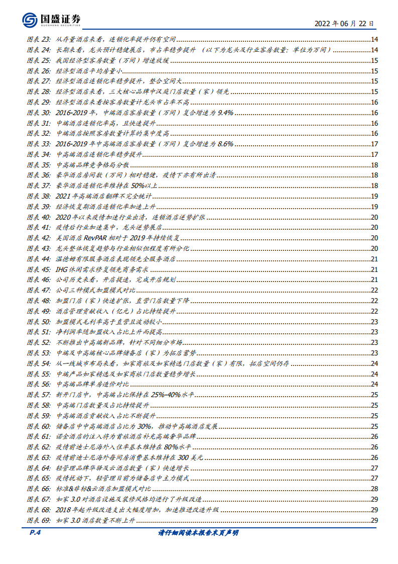 首旅酒店-拓店提速蓄力长期，静待复苏-220622.pdf 第4页