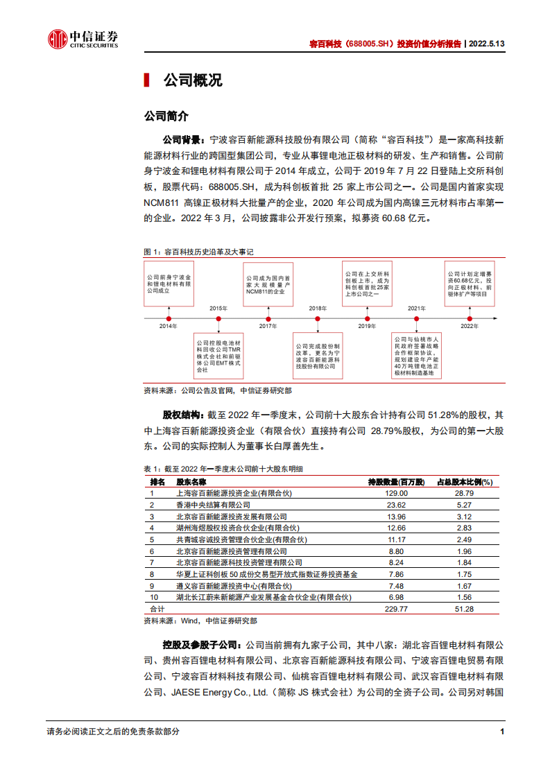 容百科技-投资价值分析报告：高镍王者，率先突围-220513.pdf 第6页