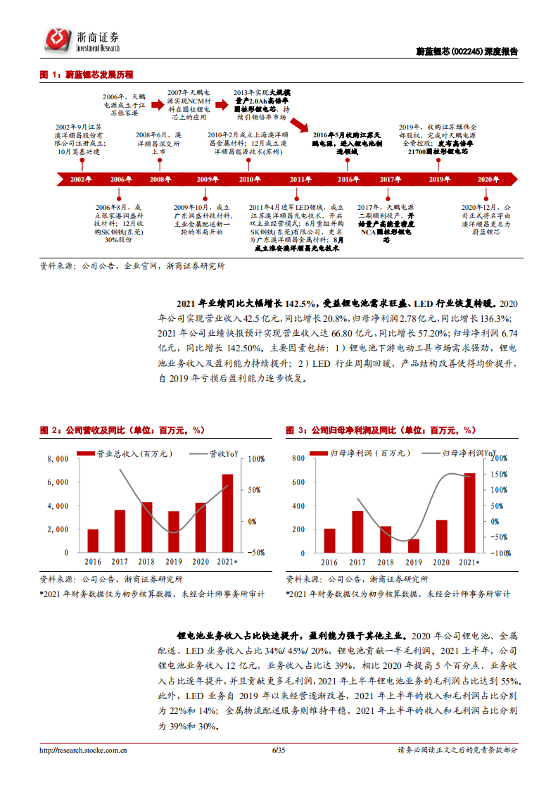 蔚蓝锂芯-投资价值深度报告：受益电动工具无绳化，圆柱锂电池量利双收-20220320.pdf 第6页