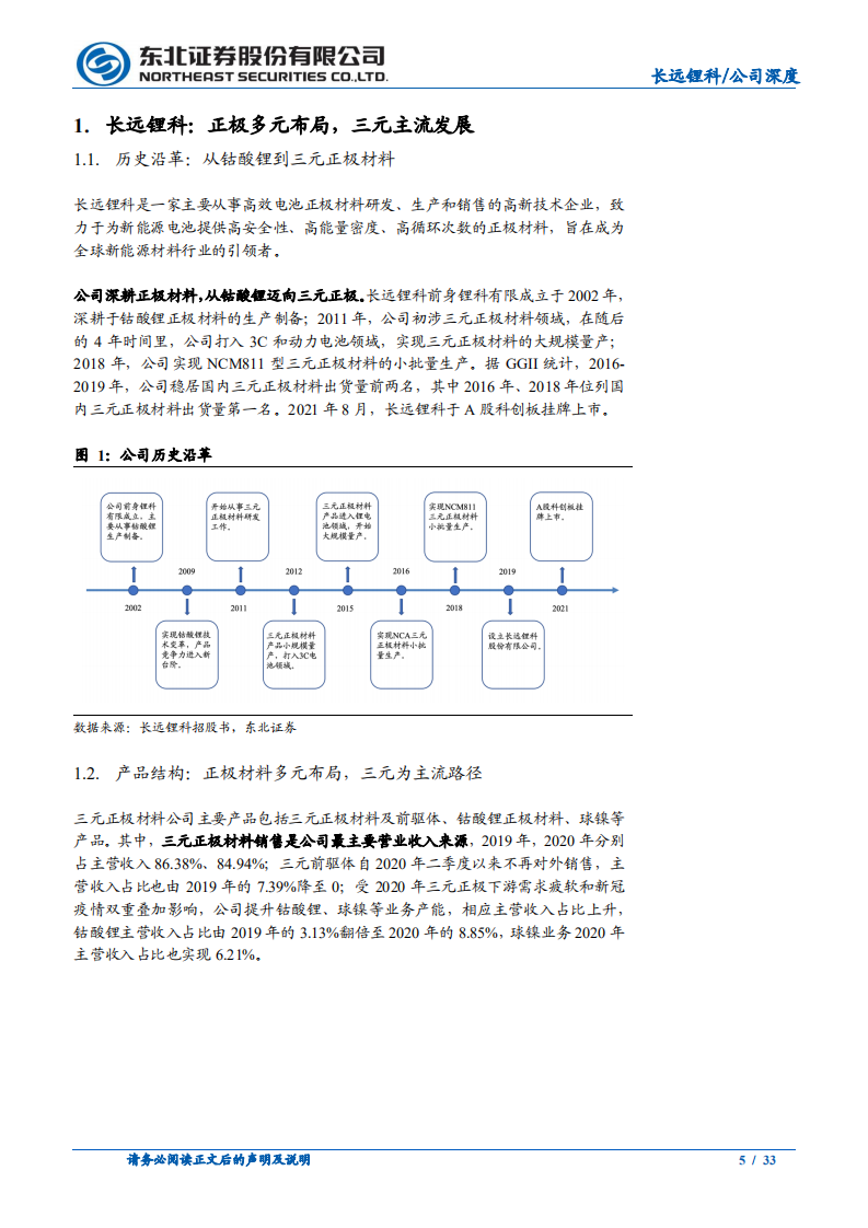 长远锂科-成本优势显著，三元正极一体化领跑者-220110.pdf 第5页