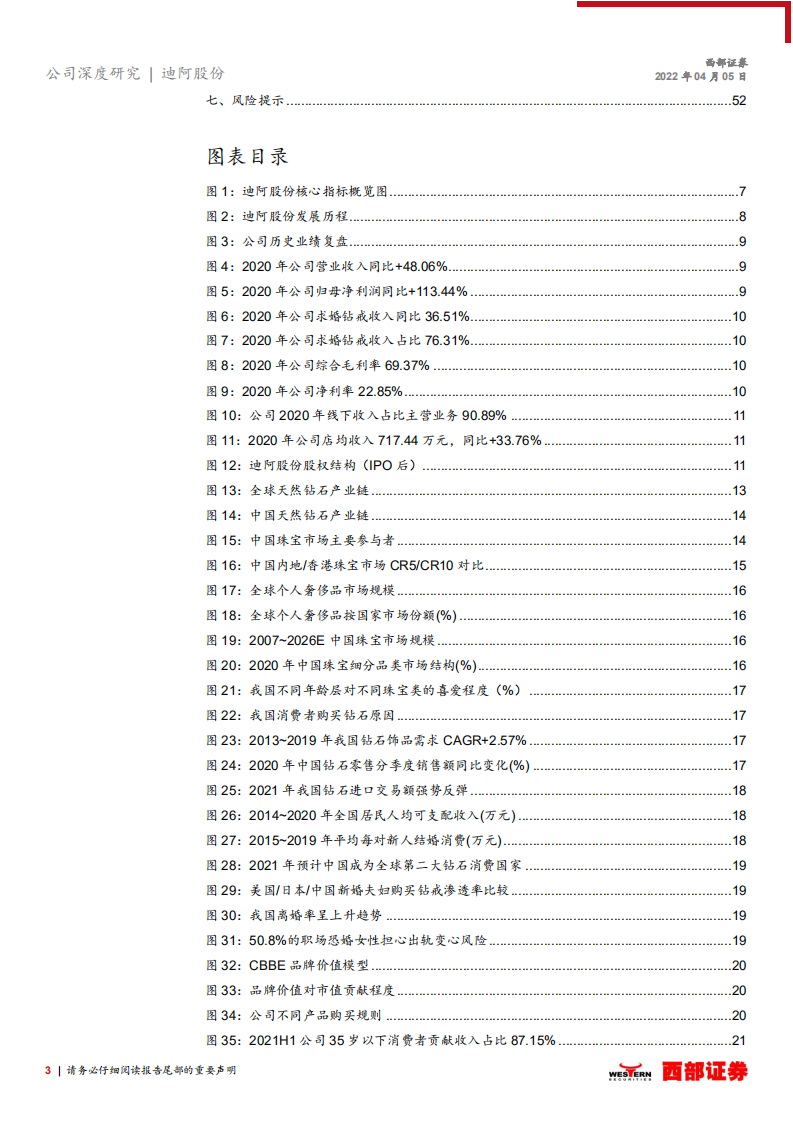 迪阿股份-首次覆盖：真爱唯一，钻戒新秀DR的突围之路-220405.pdf 第3页