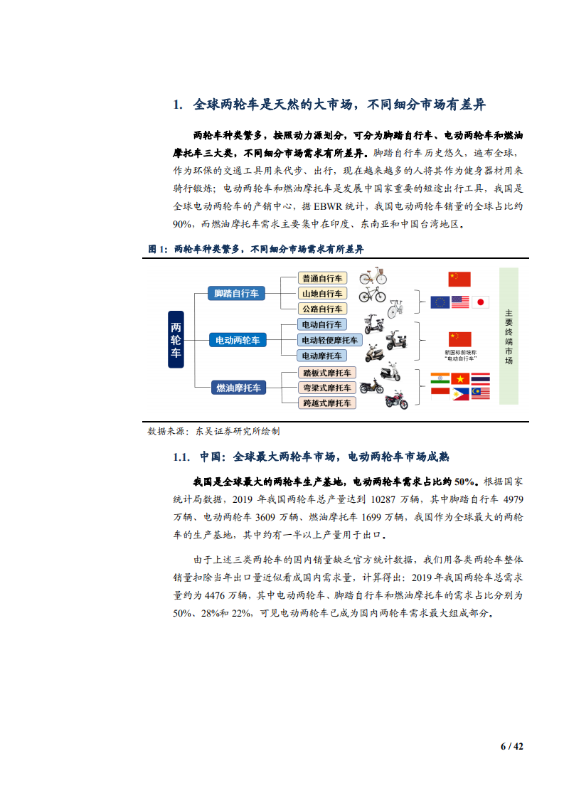 2021年全球两轮车市场前景与九号公司业务收入分析报告.pdf 第5页