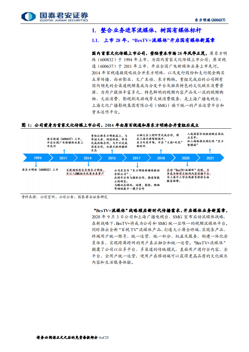 东方明珠-首次覆盖报告：广电新媒体稳步发展，区块链打开新空间-220128.pdf 第4页