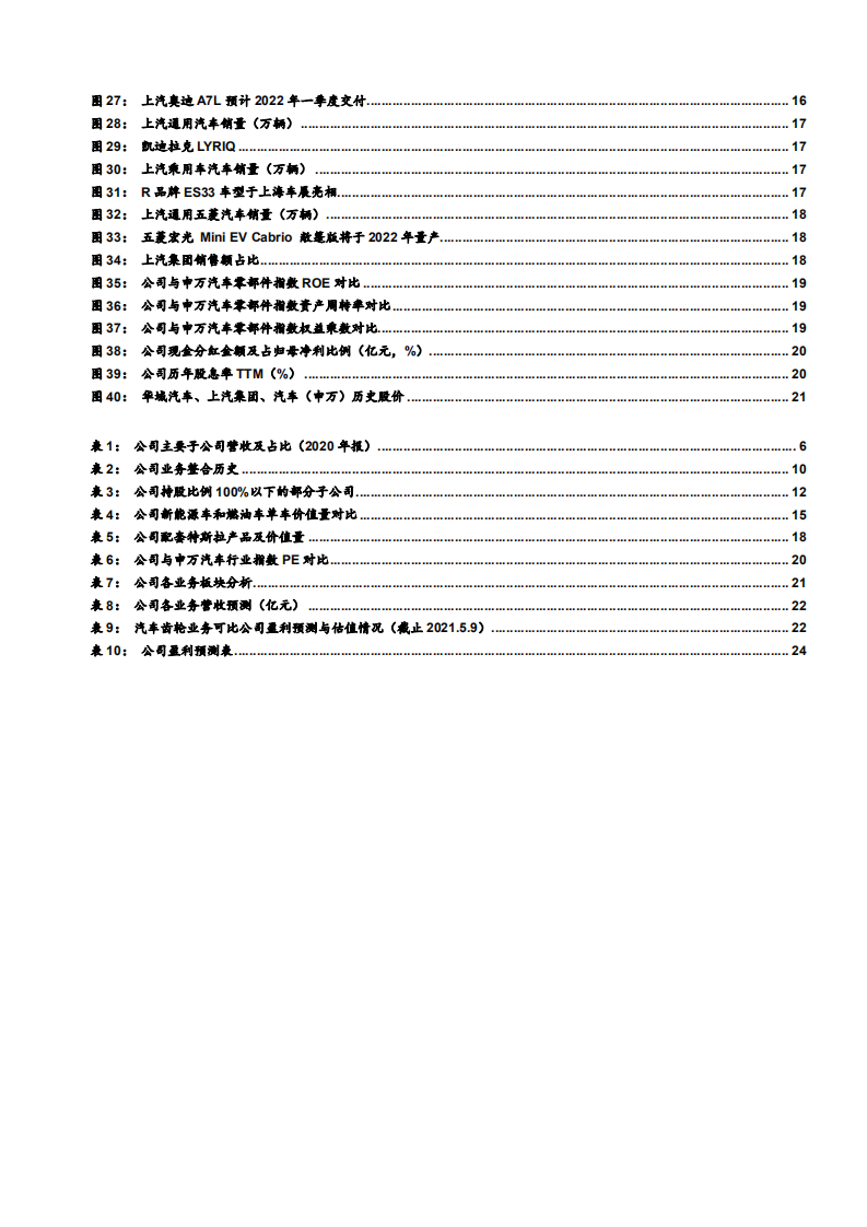 2021年中国综合型汽车零部件龙头华域汽车公司产品布局分析报告.pdf 第2页