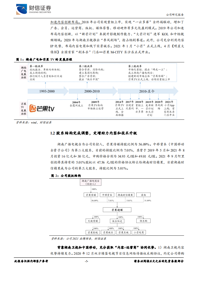 芒果超媒-内容创新升级，剧综双线发力，用户增长可期-220327.pdf 第5页