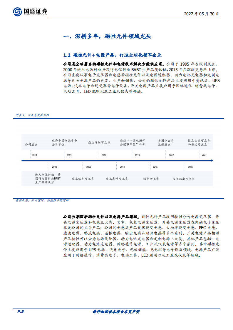 可立克-双重拐点，磁性汽车电子龙头-220530.pdf 第5页
