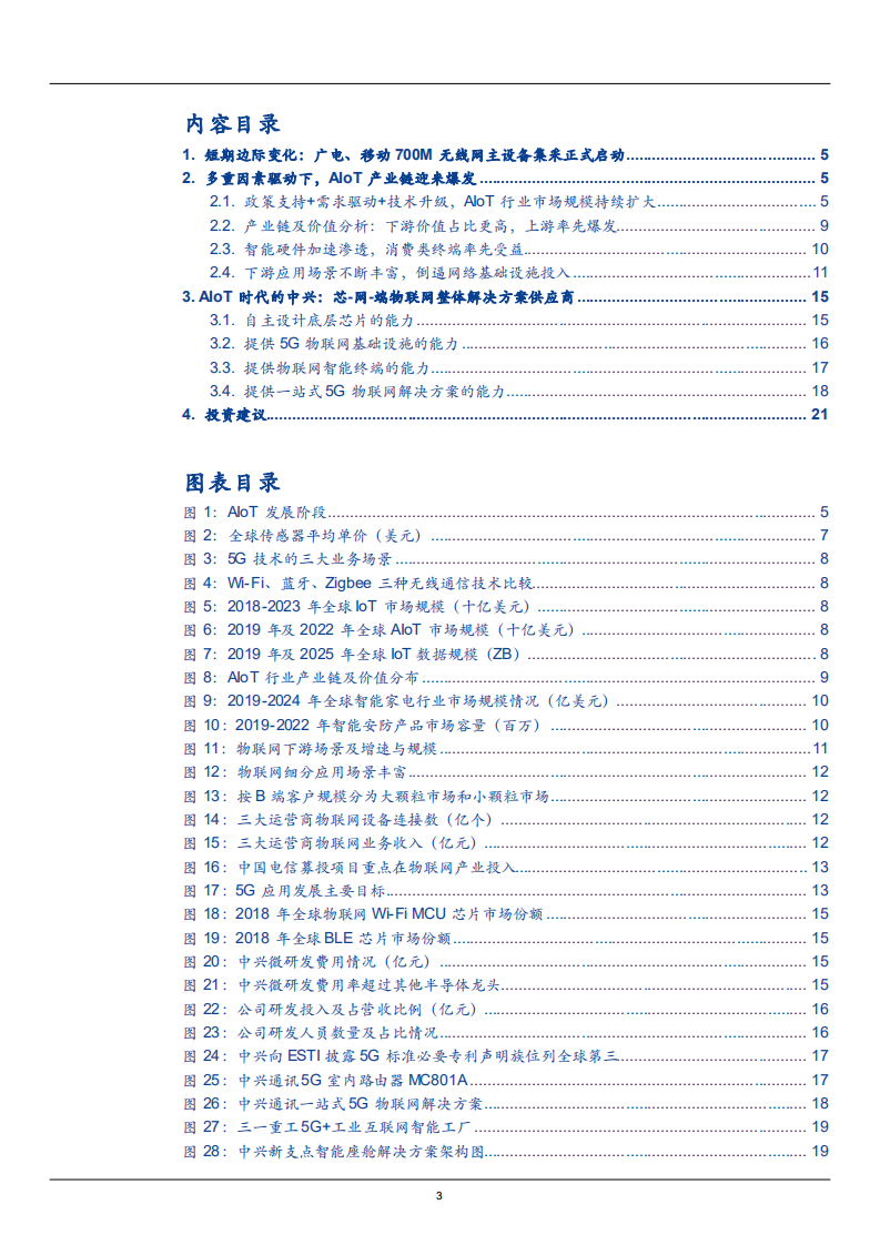 2021年中兴通讯公司发展前景与AIoT上下游产业链分析报告.pdf 第1页