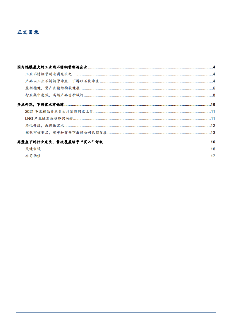 2021年工业不锈钢管制造商久立特材公司竞争优势分析报告.pdf 第1页
