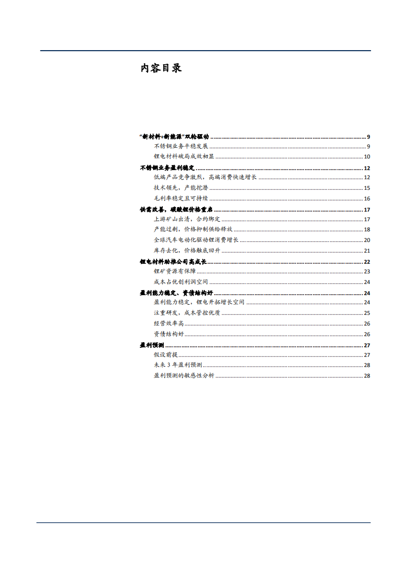 2021年永兴材料公司不锈钢业务收入与碳酸锂需求趋势分析报告.pdf 第1页