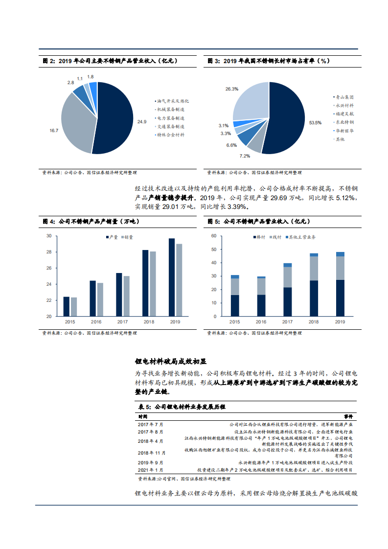 2021年永兴材料公司不锈钢业务收入与碳酸锂需求趋势分析报告.pdf 第5页