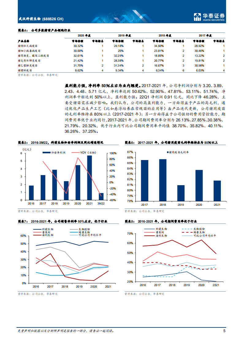 科前生物-市场猪苗龙头，产研联动打造护城河-220509.pdf 第5页