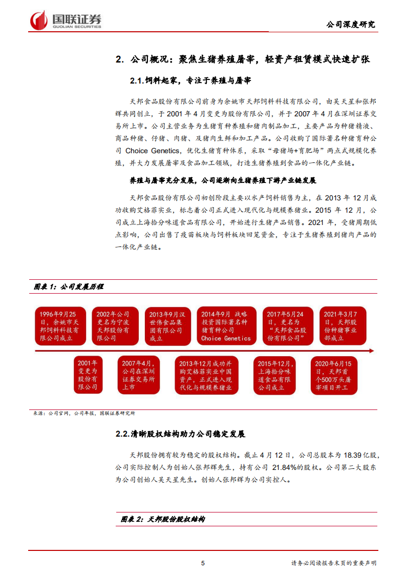 天邦股份-养殖屠宰齐驱并进，规模扩张扭亏为盈-220412.pdf 第5页