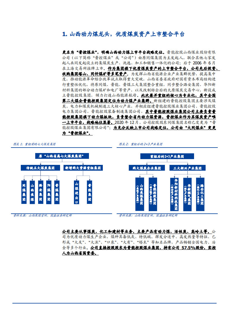 2021年山西动力煤龙头晋控煤业公司盈利能力分析报告.pdf 第3页