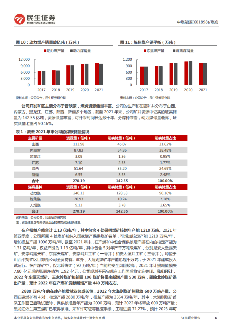 中煤能源-深度报告：量增价稳，将迎来戴维斯双击-220428.pdf 第6页