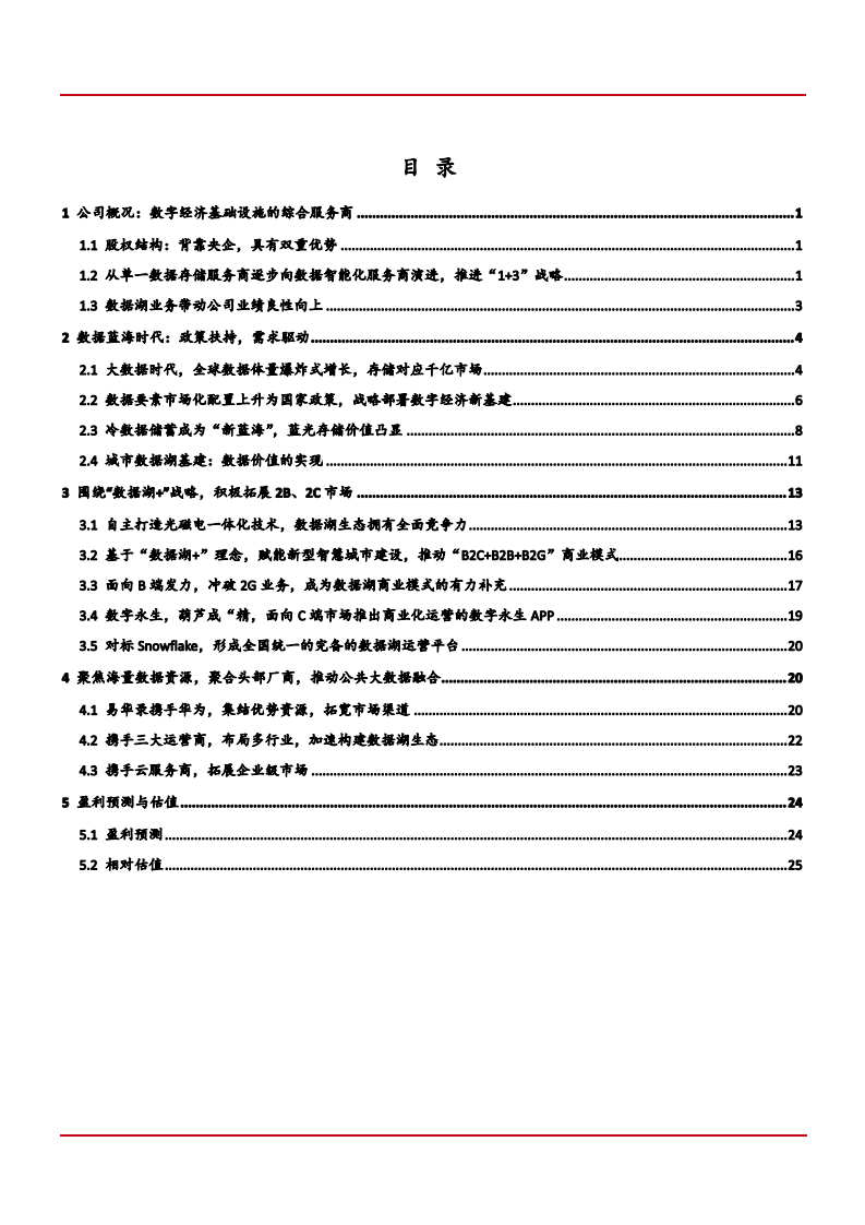 2021年数据湖基建龙头易华录公司竞争优势分析报告.pdf 第1页