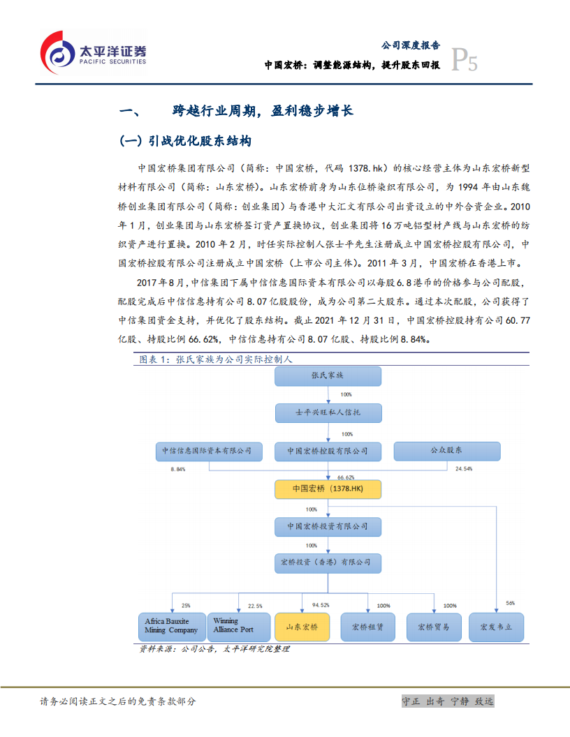 中国宏桥-调整能源结构，提升股东回报-220415.pdf 第5页