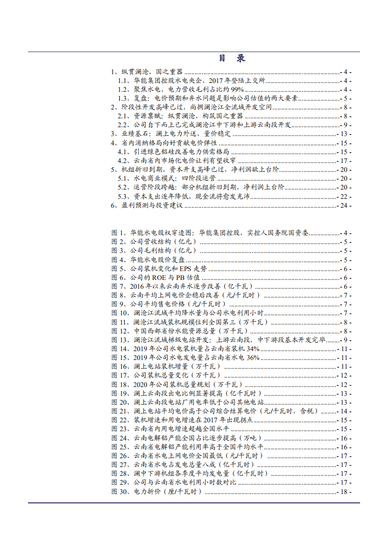 2021年电力供需格局与华能水电公司财务分析报告.pdf 第1页