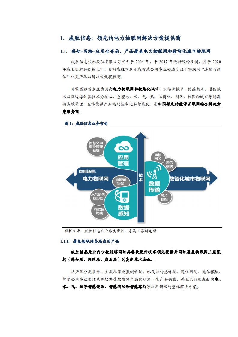 2021年威胜信息公司竞争优势与电力物联网及数智化城市前景分析报告.pdf 第2页