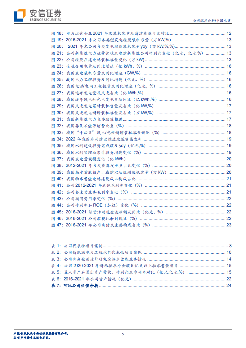 中国电建-全球水利水电龙头受益行业提速，电力运营和抽水蓄能助力长期发展-220620.pdf 第5页