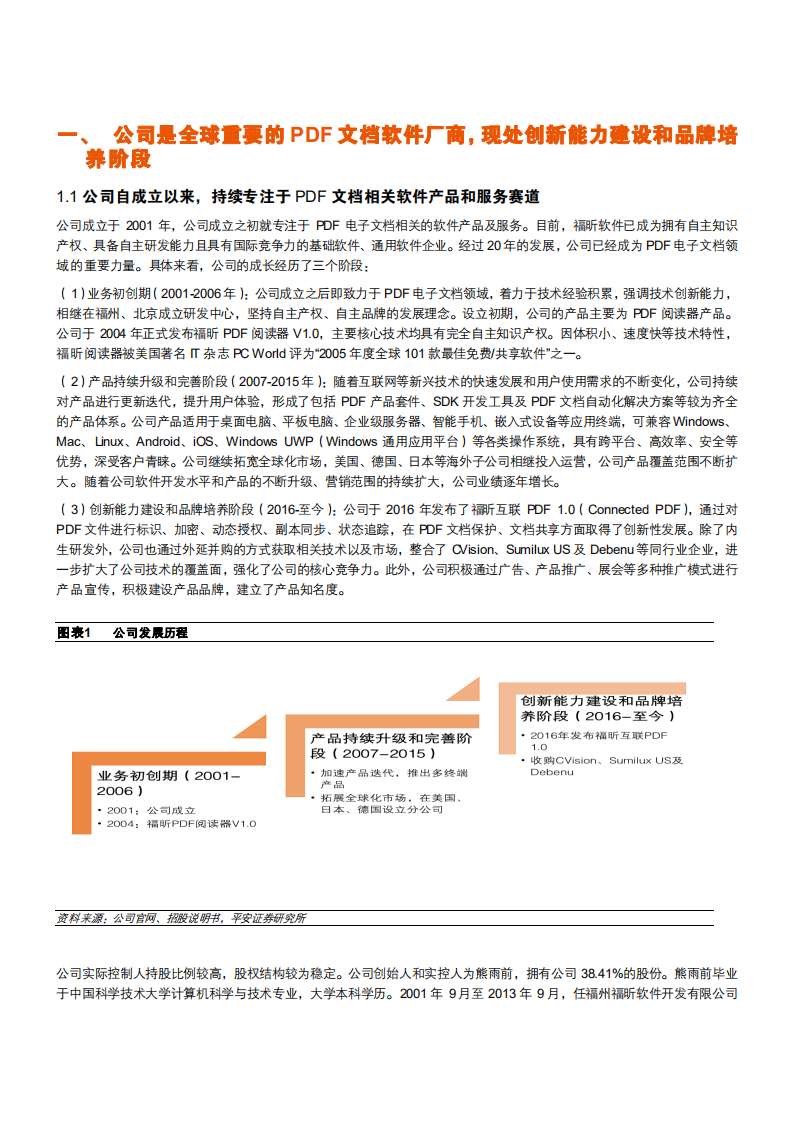2021年福昕软件公司差异化竞争与 PDF文档市场空间分析报告.pdf 第4页