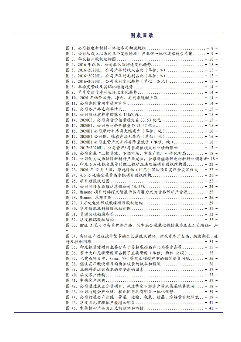 2021年华友钴业公司产业链一体化布局分析报告.pdf 第2页