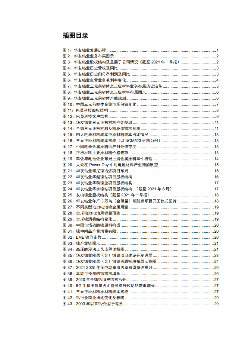 2021年华友钴业公司一体化布局与新能源锂电材料业务分析报告.pdf 第2页
