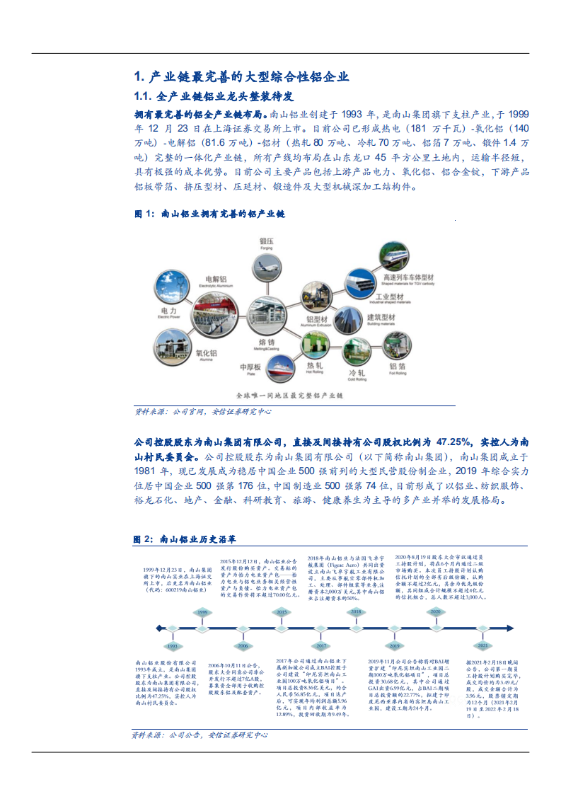 2021年南山铝业公司高端铝加工一体化趋势分析报告.pdf 第4页