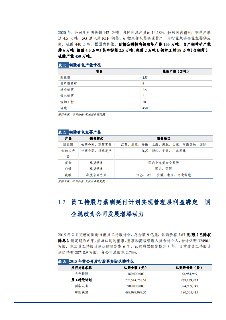 2021年中国铜全产业链龙头铜陵有色公司发展趋势分析报告.pdf 第4页