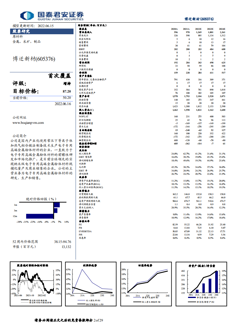 博迁新材-首次覆盖报告：纳米金属粉体材料平台，边缘不断扩张-220616.pdf 第2页