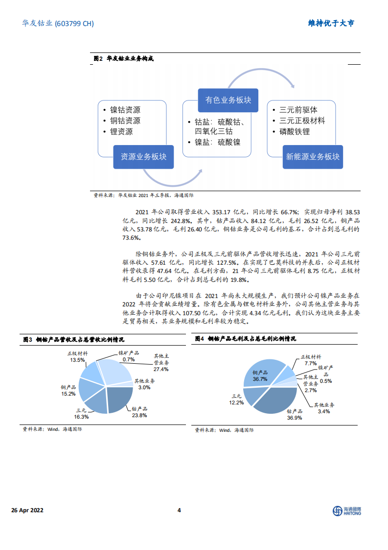 华友钴业-资源优势突出的正极材料一体化龙头-220426.pdf 第4页