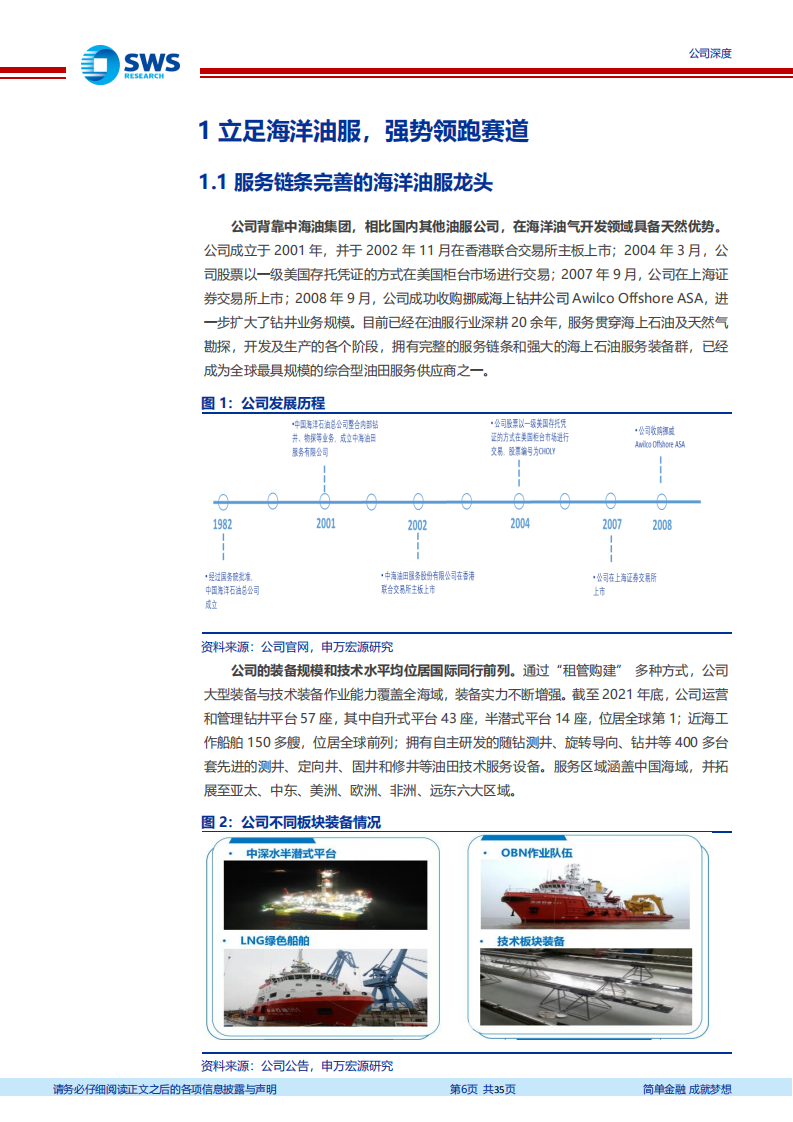 中海油服-领跑油服景气赛道，技术转型行稳致远-220510.pdf 第6页