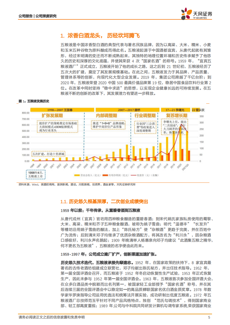 五粮液-千年传承五粮精华，坚守匠心稳中取进-220428.pdf 第5页