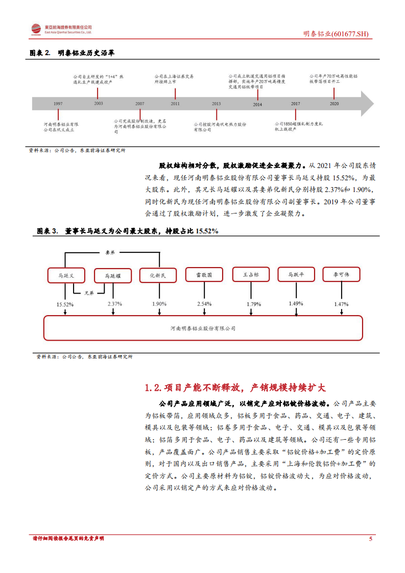 明泰铝业：高端产品持续放量，再生铝业务行业领先-220613.pdf 第5页