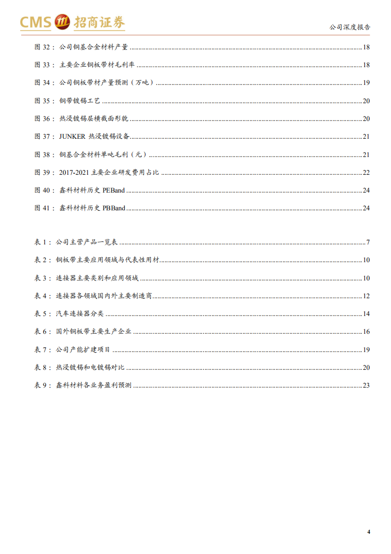 鑫科材料-聚焦主业，连接器用高精度铜板带龙头未来可期-220207.pdf 第4页