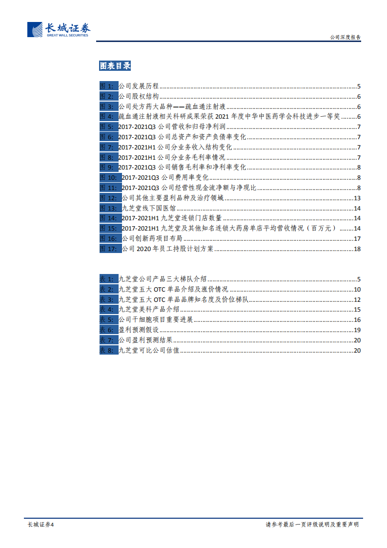 九芝堂-公司深度报告：文化营销助力OTC放量、创新药和干细胞远期赋能-20220121.pdf 第4页