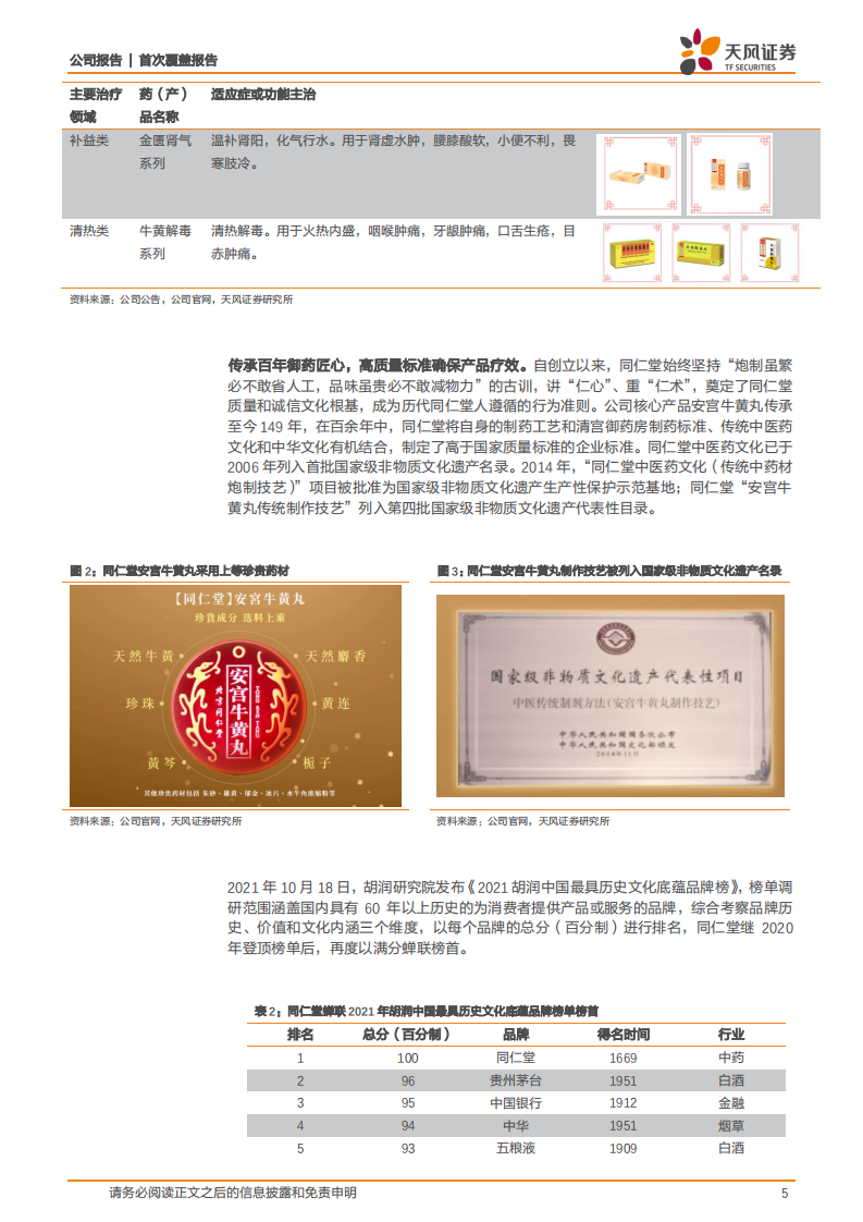 同仁堂-首次覆盖报告：中医药集大成者，蛰伏蓄势焕发新生机-220106.pdf 第5页