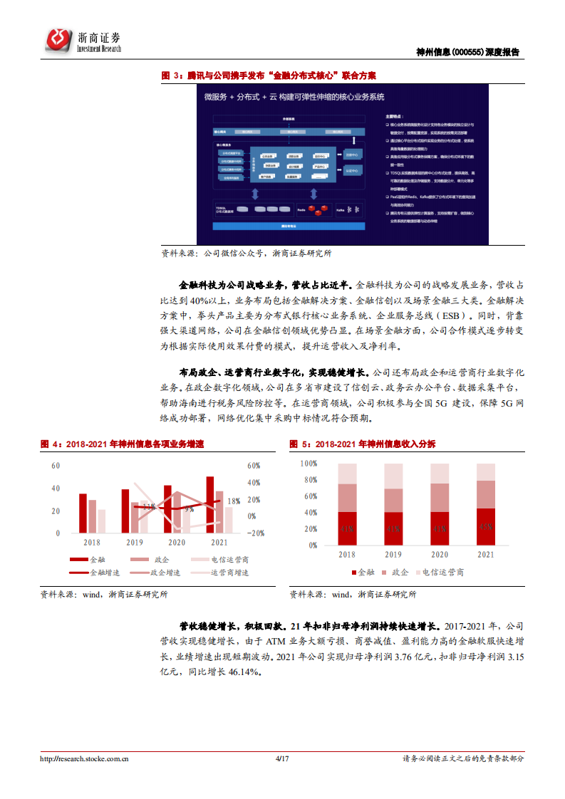 神州信息-深度报告：金融科技领军者，分布式架构升级&信创双轮驱动-220516.pdf 第4页